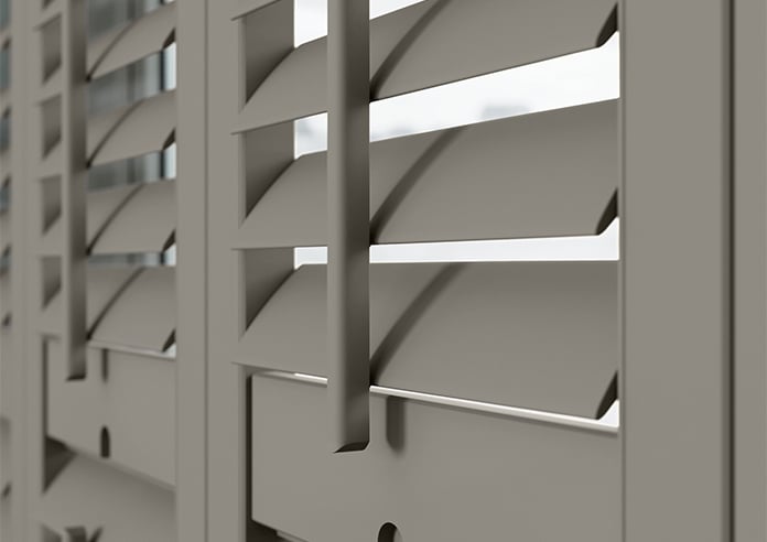 Bromley, Urban Greige - Full Height Twist&Fit Plantation Shutter - Image 4